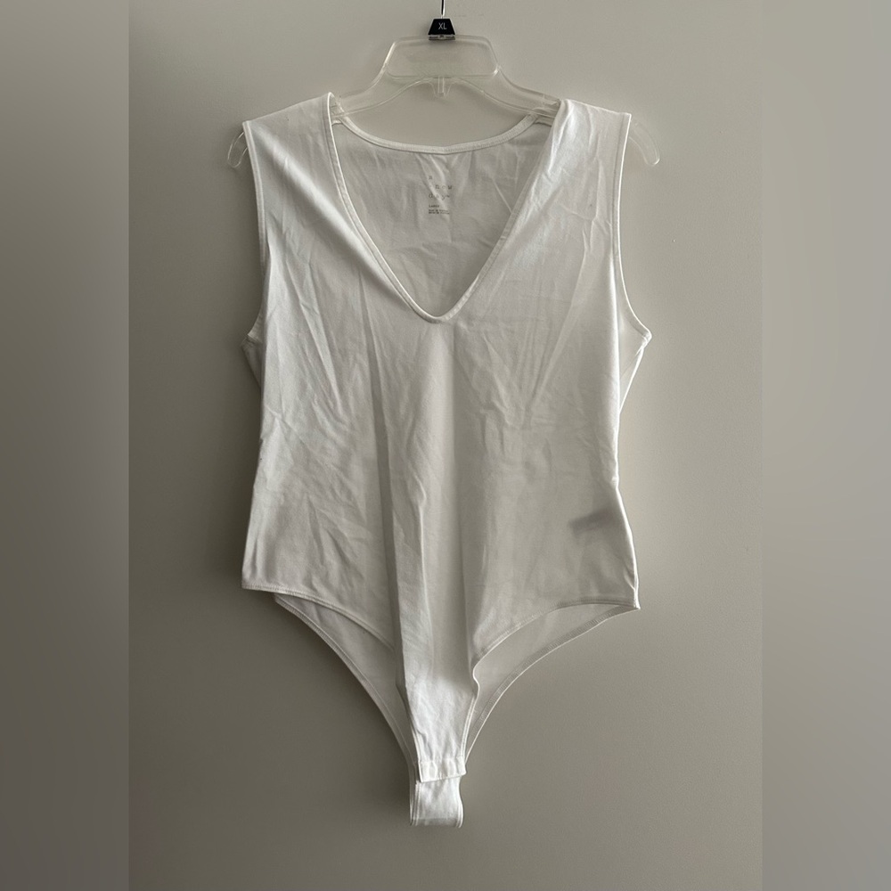 a new day White Sleeveless Bodysuit